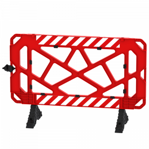 Bariera împrejmuire PVC L=1.5m, H=1m