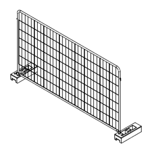 Panou mobil imprejmuire santier 3500x2000mm