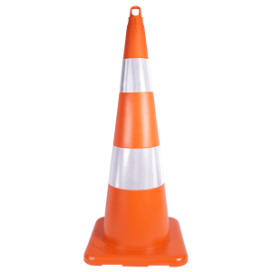 Con dirijare PVC portocaliu H=90cm