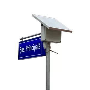 CARCASA LUMINOASA CU INCARCARE SOLARA - Denumire strada